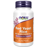 Now Foods Červená Rýže (Red Yeast Rice) 600 mg a Koenzym Q10 60 kapsúl