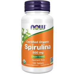 Now Foods Spirulina 500 mg 100 tabliet