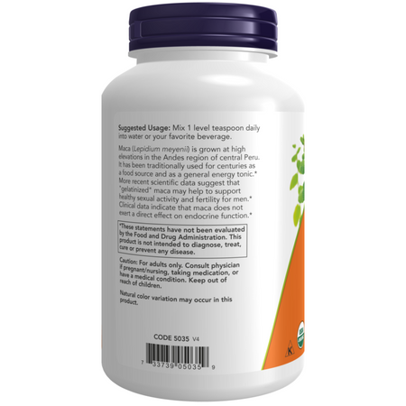 Now Foods Maca Pure Powder Pudr 198 g
