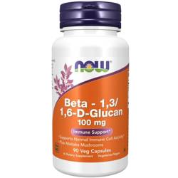 Now Foods Beta 1,3/1,6- D -Glucan 100 mg 90 veg kapsúl