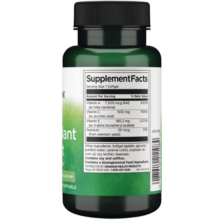 Swanson Daily Antioxidant Boost 60 softgels