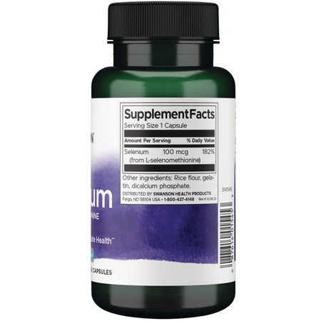 Swanson Selen 100 mcg 300 kapsúl