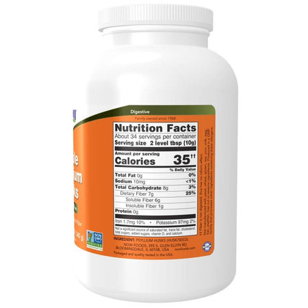 Now Foods Psyllium Husks, Whole 680 g