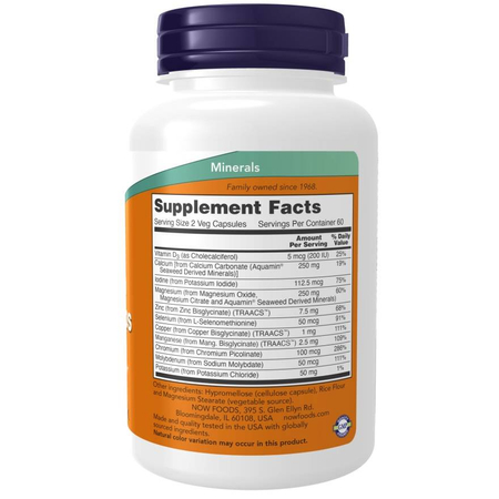 Now Foods Full Spectrum Mineral Caps 120 kapsúl