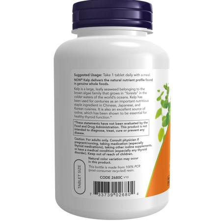 Now Foods Kelp (Jód) 200 tabliet