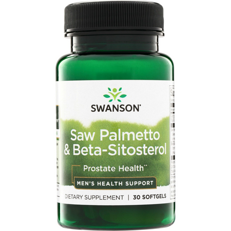Swanson Saw Palmetto + Beta-Sitosterol 30 kapsúl