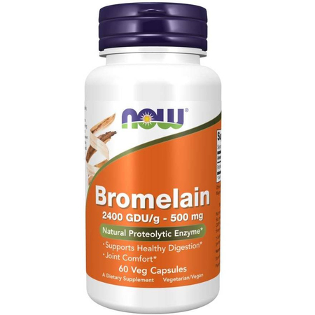 Now Foods Bromelain 500 mg 60 kapsúl
