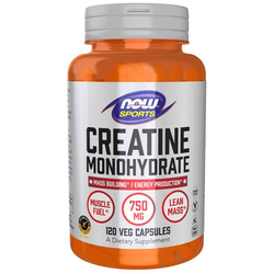 Now Foods Creatine Monohydrate 750 mg 120 kapsúl