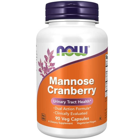 Now Foods Mannose Cranberry 90 kapsúl
