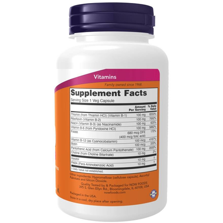 Now Foods Vitamin B-100 Complex 100 veg kapsúl