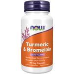 Now Foods Turmeric a Bromelain 90 kapsúl