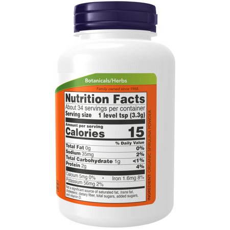 Now Foods Spirulina Organic Powder 113 g