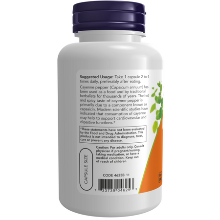 Now Foods Cayenne 500 mg 250 kapsúl