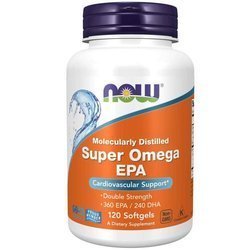 Now Foods Super Omega EPA Fish Oil, Double Strength 120 kapsúl