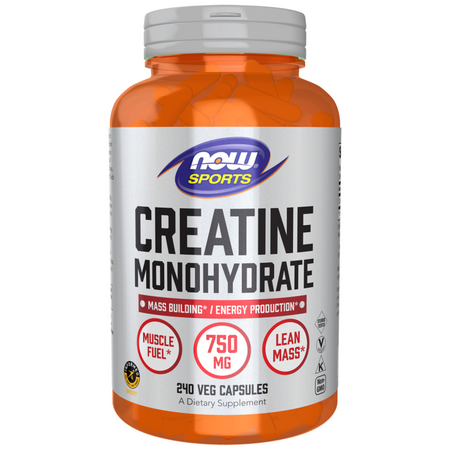 Now Foods Creatine Monohydrate 750 mg 240 kapsúl