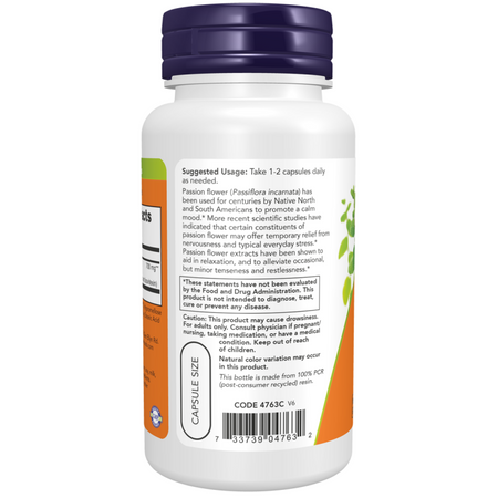 Now Foods Passion Flower 350 mg 90 veg kapsúl