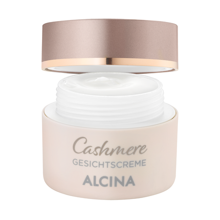 ALCINA Cashmere Face Cream – vyhladzujúci pleťový krém s kašmírovým extraktom pre suchú pleť, 50 ml