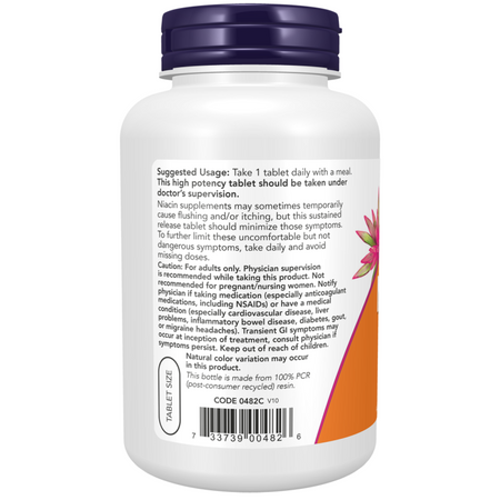 Now Foods Niacin 500 mg 250 tabliet