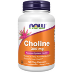 Now Foods Cholina 300 mg 100 veg kapsúl