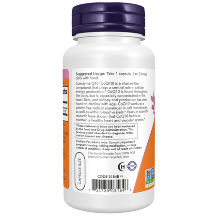 Now Foods Koenzym Q10 30 mg 60 kapsúl