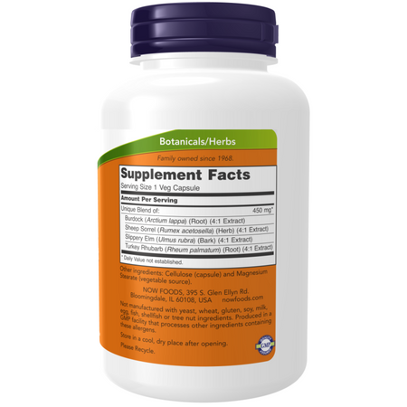 Now Foods Ojibwa Herbal Extract 450 mg 180 kapsúl