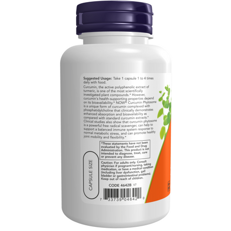 Now Foods Turmeric Curcumin Phytosome 60 kapsúl