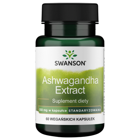 Swanson Ashwagandha 550 mg Extract 60 veg kapsúl