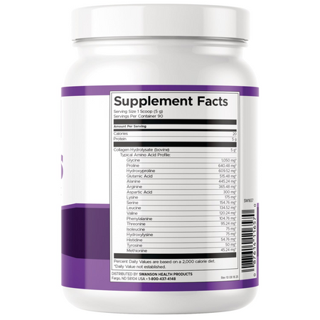 Swanson Collagen Hydrolysate Pudr 454 g