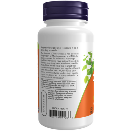 Now Foods Olive Leaf 500 mg Extract 120 kapsúl