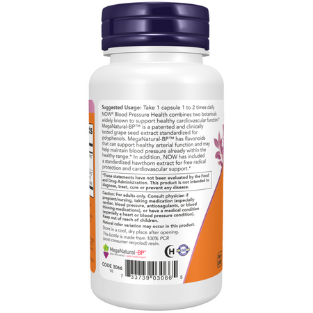 Now Foods Blood Pressure Health 90 kapsúl