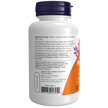 Now Foods Policosanol 40 mg Extra Strength 90 kapsúl