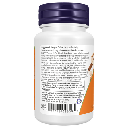 Now Foods Women's Probiotic 20 Billion 50 kapsúl