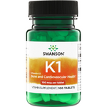 Swanson Vitamín K1 100 mcg 100 tabliet