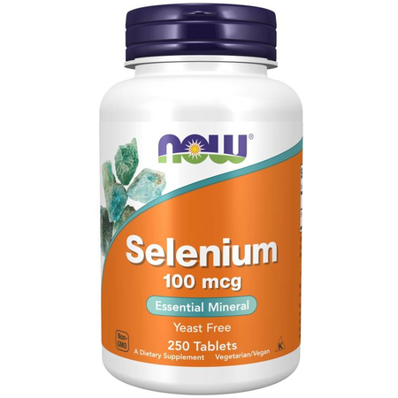 Now Foods Selen 100 mcg 250 tabliet