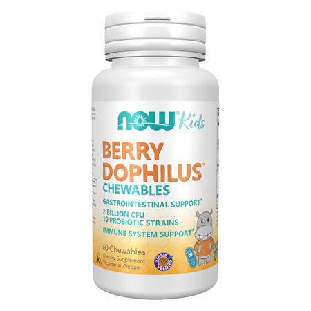 Now Foods Probiotikum BerryDophilus Kids 60 tabliet