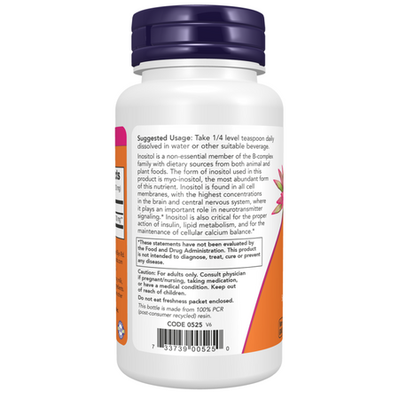 Now Foods Inositol Powder 113 g