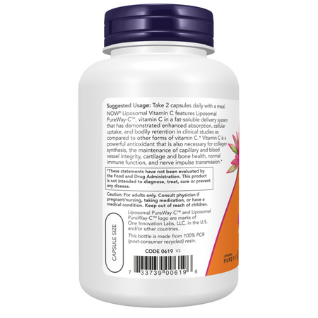 Now Foods Liposomal Vitamin C 120 veg kapsúl
