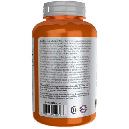 Now Foods Creatine Monohydrate Pudr 1000 g
