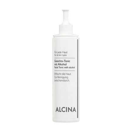 ALCINA For all skin types Facial Tonic with Alcohol – pleťové tonikum s alkoholom pre hĺbkové čistenie, 200 ml