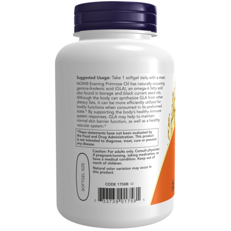 Now Foods Evening Primrose Oil 1000 mg Vegan Formula 90 kapsúl