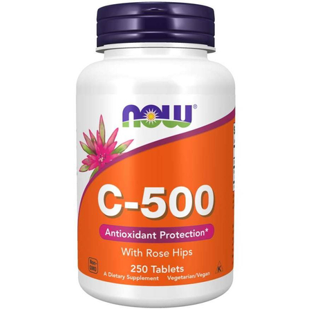 Now Foods Vitamin C-500 250 tabliet