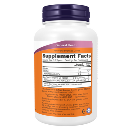 Now Foods CLA (Konjugovaná linolová kyselina) 800 mg 90 kapsúl