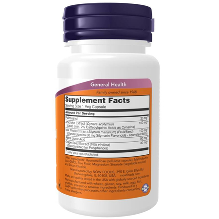 Now Foods Policosanol 20 mg Double Strength 90 veg kapsúl