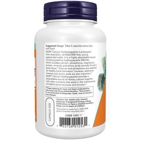 Now Foods Calcium Hydroxyapatite 120 kapsúl