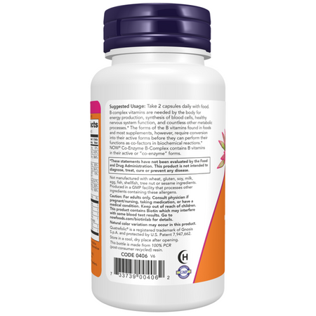 Now Foods Co-Enzyme B-Complex 60 veg kapsúl