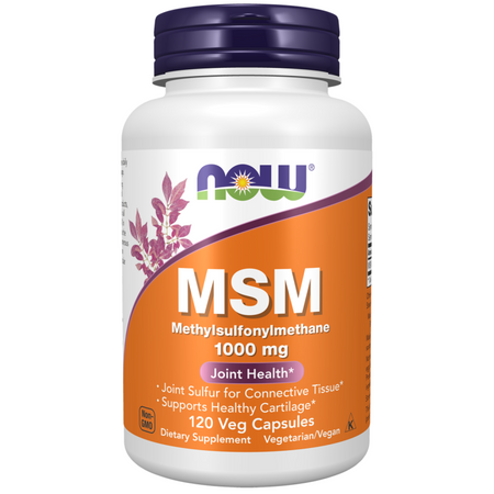 Now Foods MSM Metylsulfonylmetán 1000 mg 120 veg kapsúl