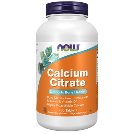 Now Foods Calcium Citrate 250 tabliet