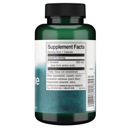 Swanson L-Tyrosin 500 mg 100 kapsúl