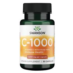 Swanson Vitamín C 1000 mg s Šípkem 30 veg kapsúl