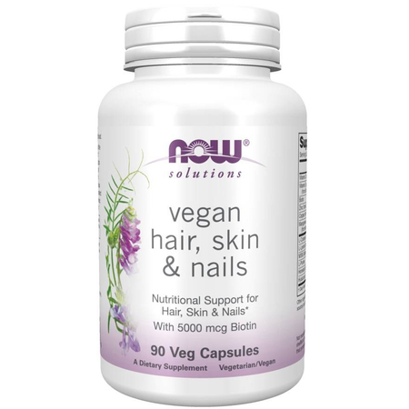 Now Foods Hair, Skin a Nails Vegan 90 veg kapsúl